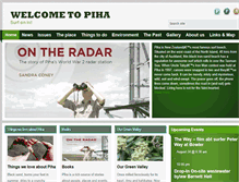 Tablet Screenshot of piha.co.nz